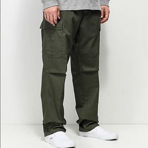 Olive green cargo pants